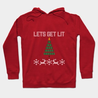 Christmas Tree - Let's Get Lit Hoodie